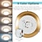 Luxrite 16 Inch LED Flush Mount Ceiling Light 5 CCT Selectable 2700K-5000K 24W 1920LM Dimmable LR23298-1PK - alternate 2